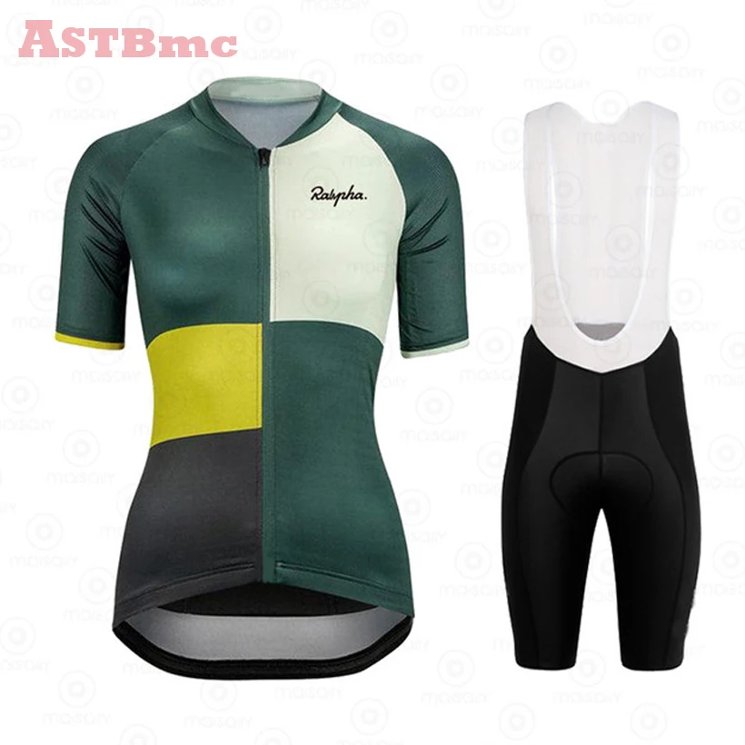 

Ralvpha Women's Cycling Jersey Jumpsuit Short Bib Macaquinho Ciclismo Feminino Set Cycling Clothing Female With Free Shipping