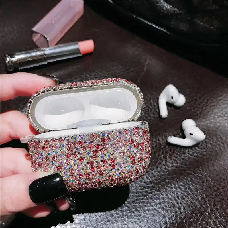 Чехол для наушников s AirPods 2 1 AirPod Pro3 чехол шикарный жесткий Роскошный Air pods