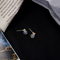 s925 silver needle mini dazzle color small bulb earrings ins girls heart with stylish and cute earrings earrings for women 2021