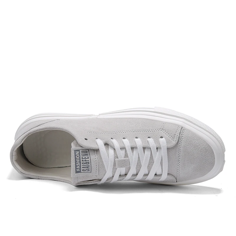 Мужские Мягкие Кожаные Мокасины дышащие трендовые лоферы на плоской подошве