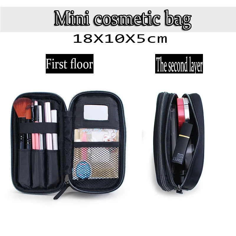 

Makeup Bag Case Stylish Waterproof Cosmetic Bag Travel Organizer Beauty Case Toiletry Kit For Mini Pencil Case Toilet Pouch