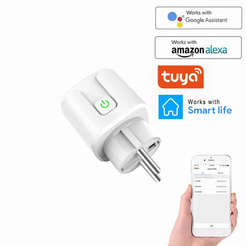 Умная розетка с Wi-Fi 16 А монитором питания | Электроника