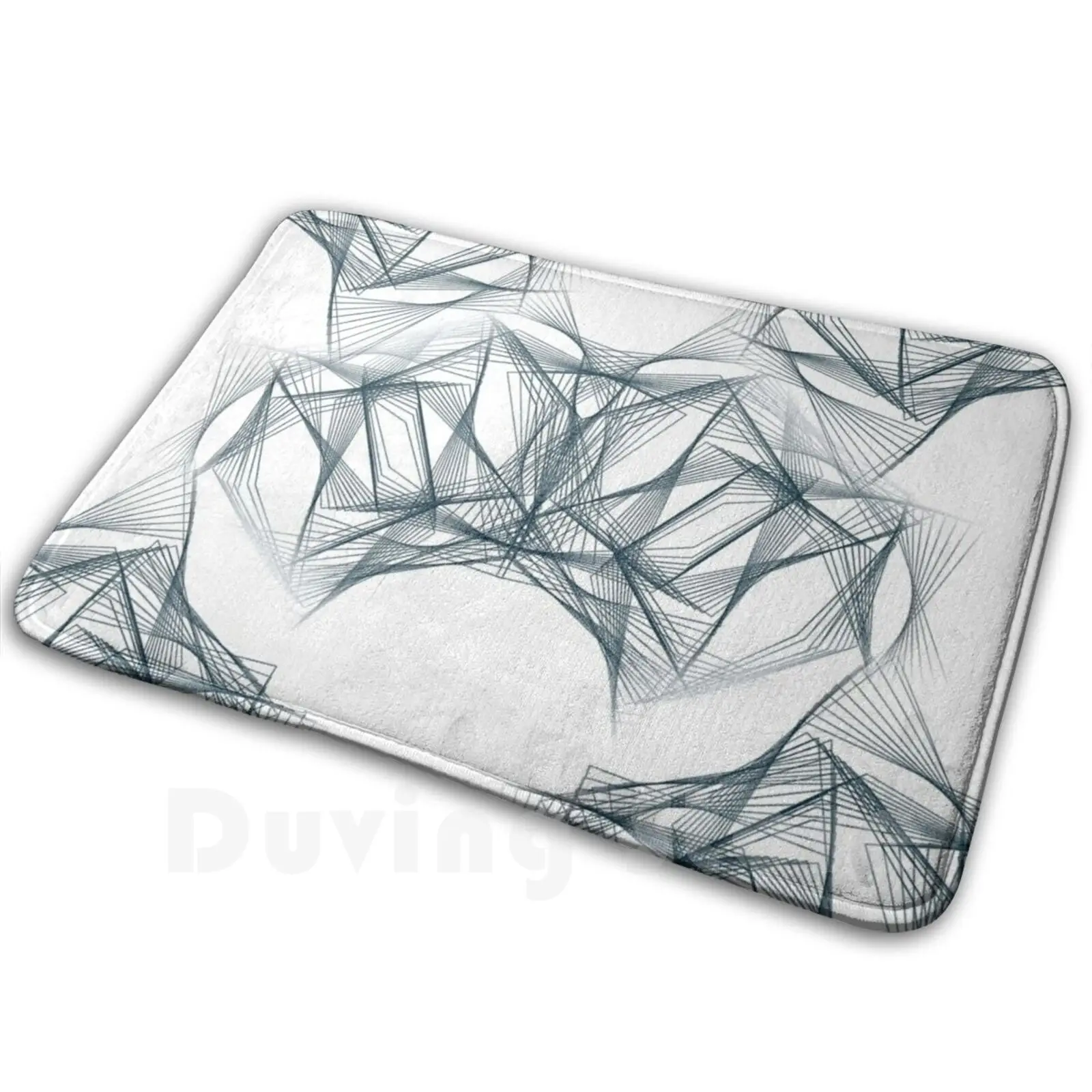 

Струны Da Fs и кривые A1efx. Коврик для коврика, мягкий коврик для подушки Ohdz с абстрактными лампочками, крутой черный цвет, абстрактный Фрактал