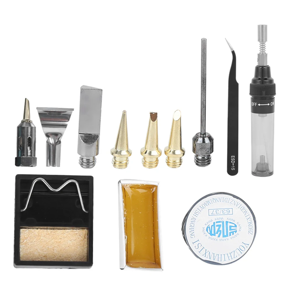 

Gas Soldering Iron Pen Type Methane Gas Soldering Iron Plastic Box Combination Packages