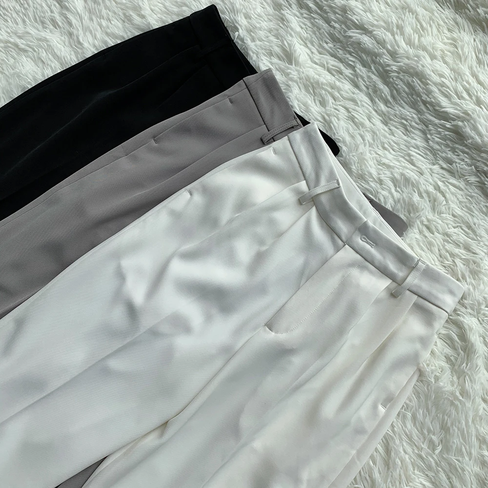 

Casual Fashion Wide Leg Woman Female Pants Hot Sales Spring New Office Lady High Quality Elegant