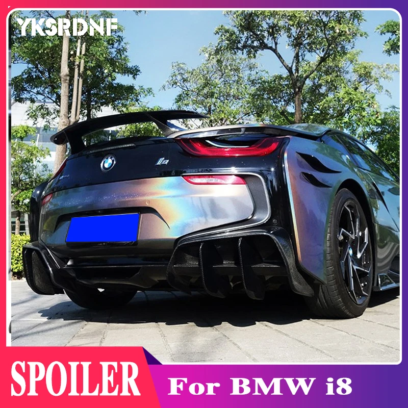 YKSRDNF Автомобильный задний спойлер крыло для BMW I8 2014 2015 2016 2017 2018 2019 - Цена: 17060