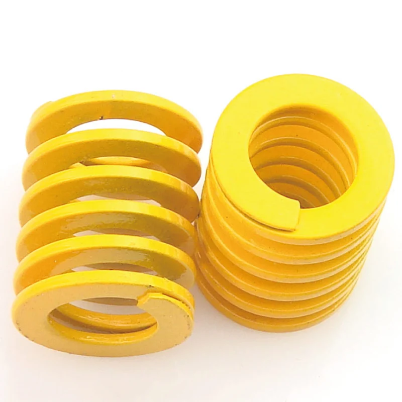 

1PCS Yellow TF Long Light Load Stamping Compression Mould Die Spring Outer Diameter 27mm Inner Diameter 13.5mm Length 25-300mm
