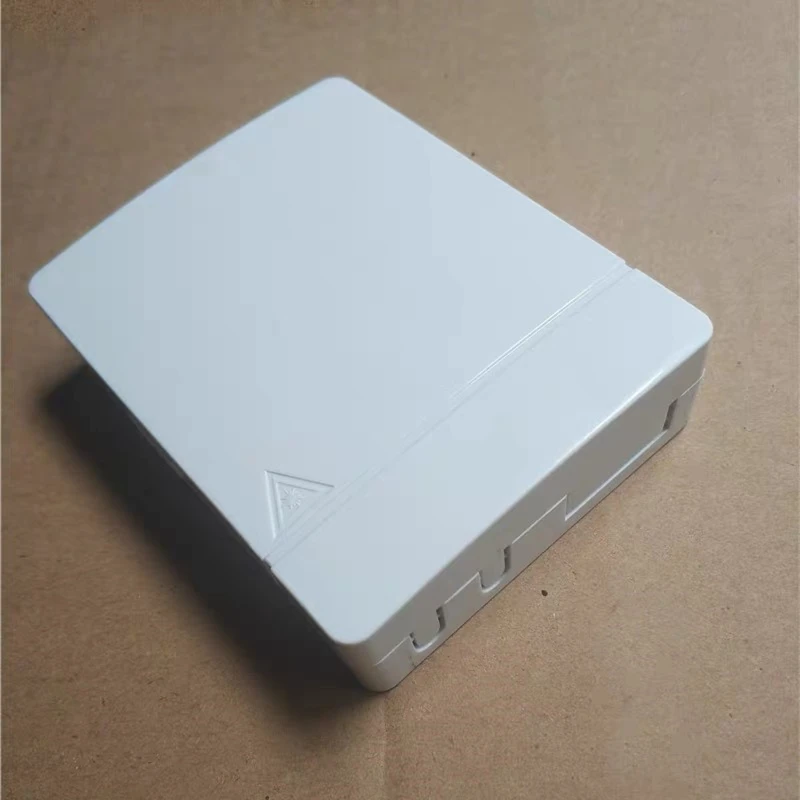 20pcs FTTH Terminal box 2 port SC ABS junction box wall mount desktop patch panel white 2port fiber optic distribution box ELINK