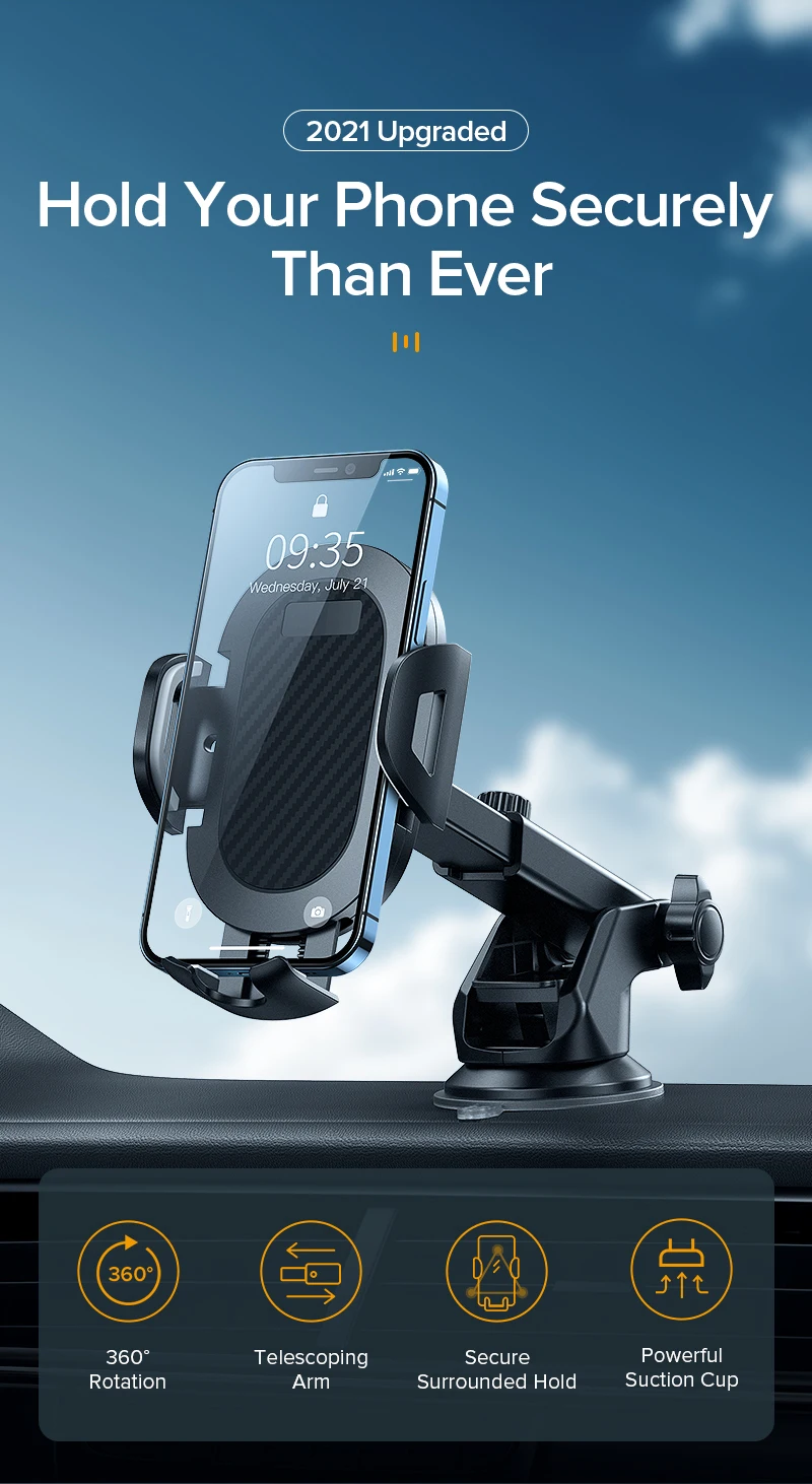 mobile phone stand for desk INIU Sucker Car Phone Holder Mount Stand GPS Telefon Mobile Cell Support For iPhone 13 12 11 Pro Max X 7 8 Xiaomi Huawei Samsung mobile wall stand