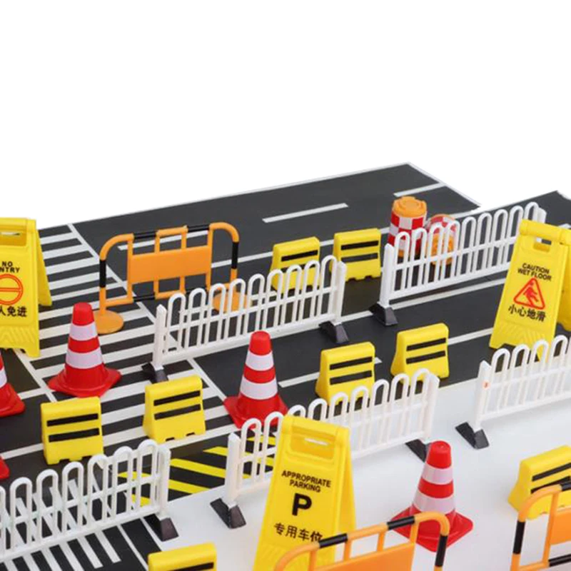 

4 шт./компл. 1:12 миниатюрный кукольный домик сцена строительства дороги уличная модель для украшения кукольного домика Новинка