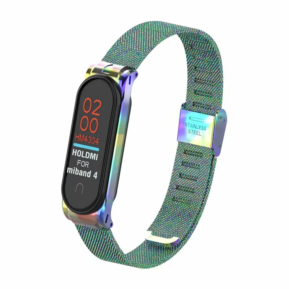 Браслет подходит как для Xiaomi Band 4, так и для 3 браслетов с металлическим браслетом Smartband Xiomi Xaiomi Xiami Xaomi Xaiomy