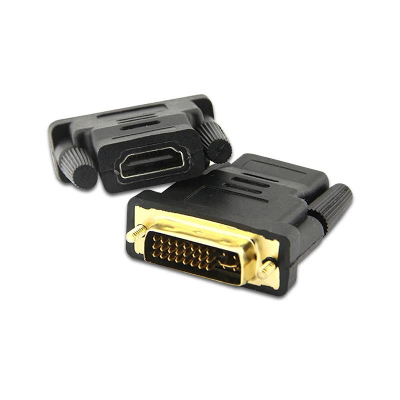 Переходник DVI папа мама совместимый с HDMI (24 + 5) разветвитель|Кабели VGA| |