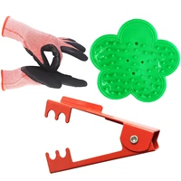 rose leaf thorn stripping tools thorn stripper handy foliage remover gloves