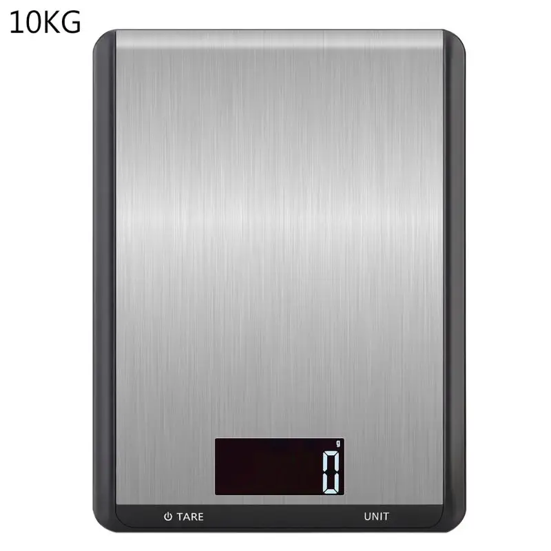 

Large Stainless Steel Electronic Kitchen Scale 5KG 10KG 1g Slim Baking Scales