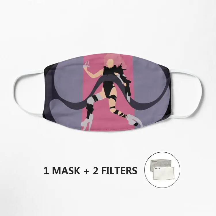 

Lady Gaga Chromatica Mask Cartoon Streetwear Mask Print Face Mask Reusable Mascarilla