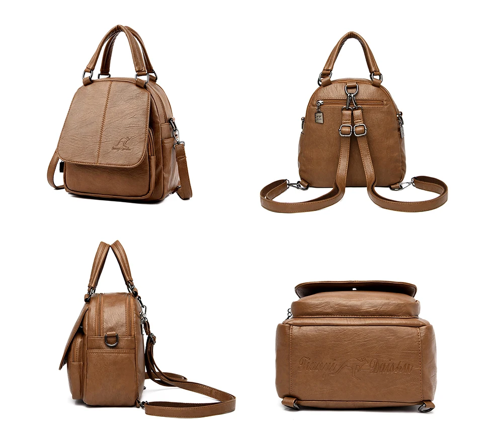 Женские кожаные рюкзаки Mochila женская сумка на плечо Sac a Dos дорожный женский рюкзак Mochilas школьные рюкзаки для девочек элегантный дизайн