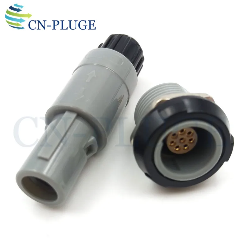 M14 PAG/PLG 8 контактный самоблокирующийся пластиковый разъем штекер и розетка