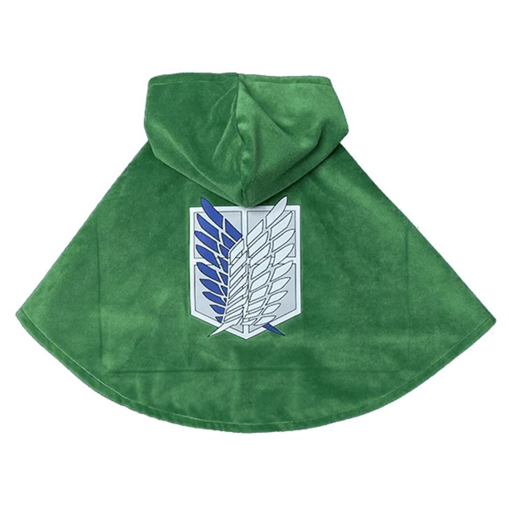 (В наличии) накидка с капюшоном атака на Титанов одежда для собак пальто