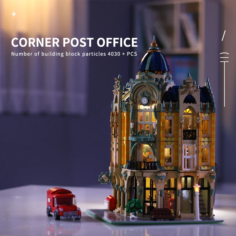 Конструктор MOC Creator Expert сделай сам уличный вид светодиодсветильник ка