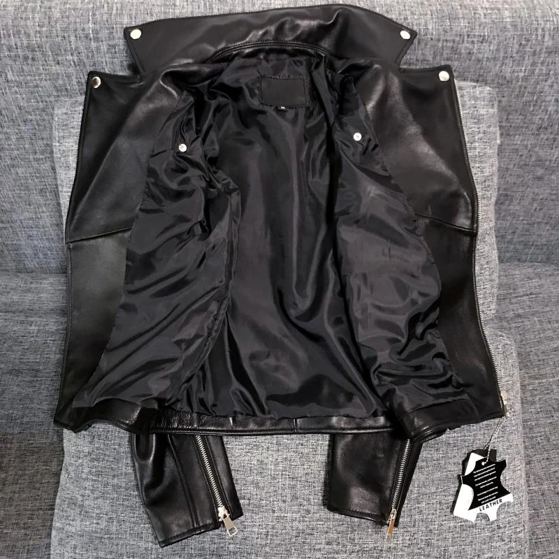 Automotive Women Sheepskin Jacket Trench Coat Short Fashion Street Real Leather Jackets Overcoats Winter Outwear Top Coat XXXXL