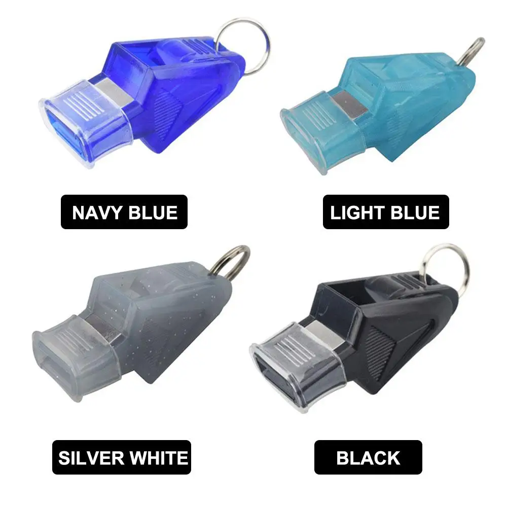 

Portable 130dB Four Pieces Playing Field Outdoors Sports Referee Whistle Whistle Football Sprint Survival Whistle Game