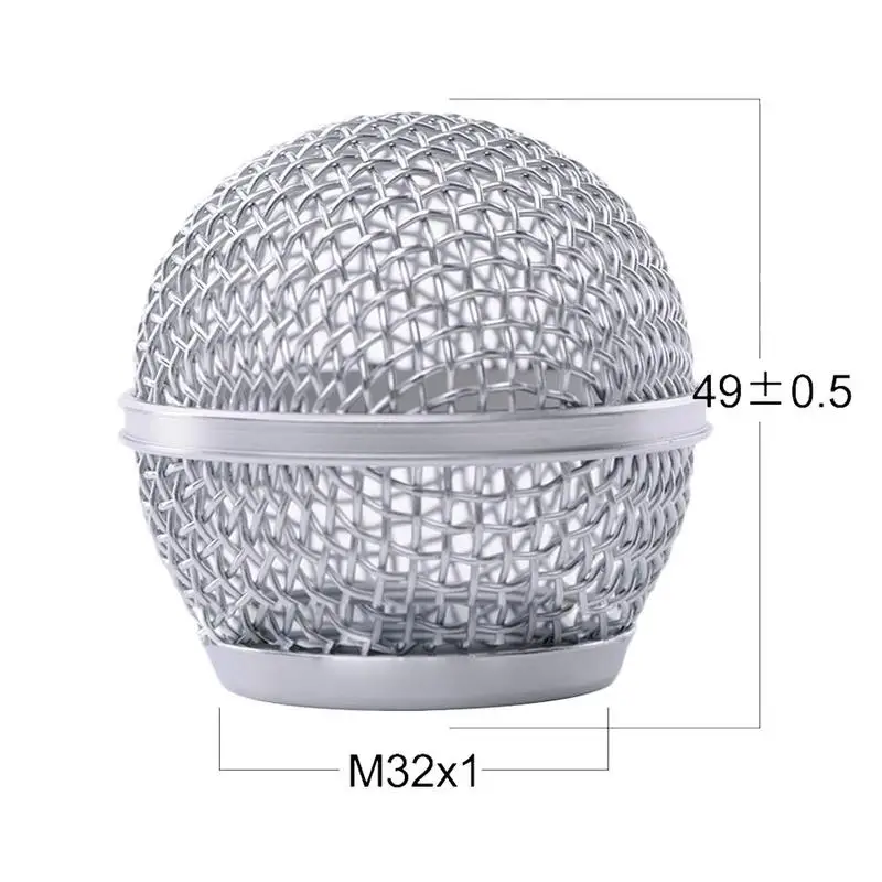 

1PC High Quality Replacement Ball Head Mesh Microphone Grille Accessories For Shur I2N0