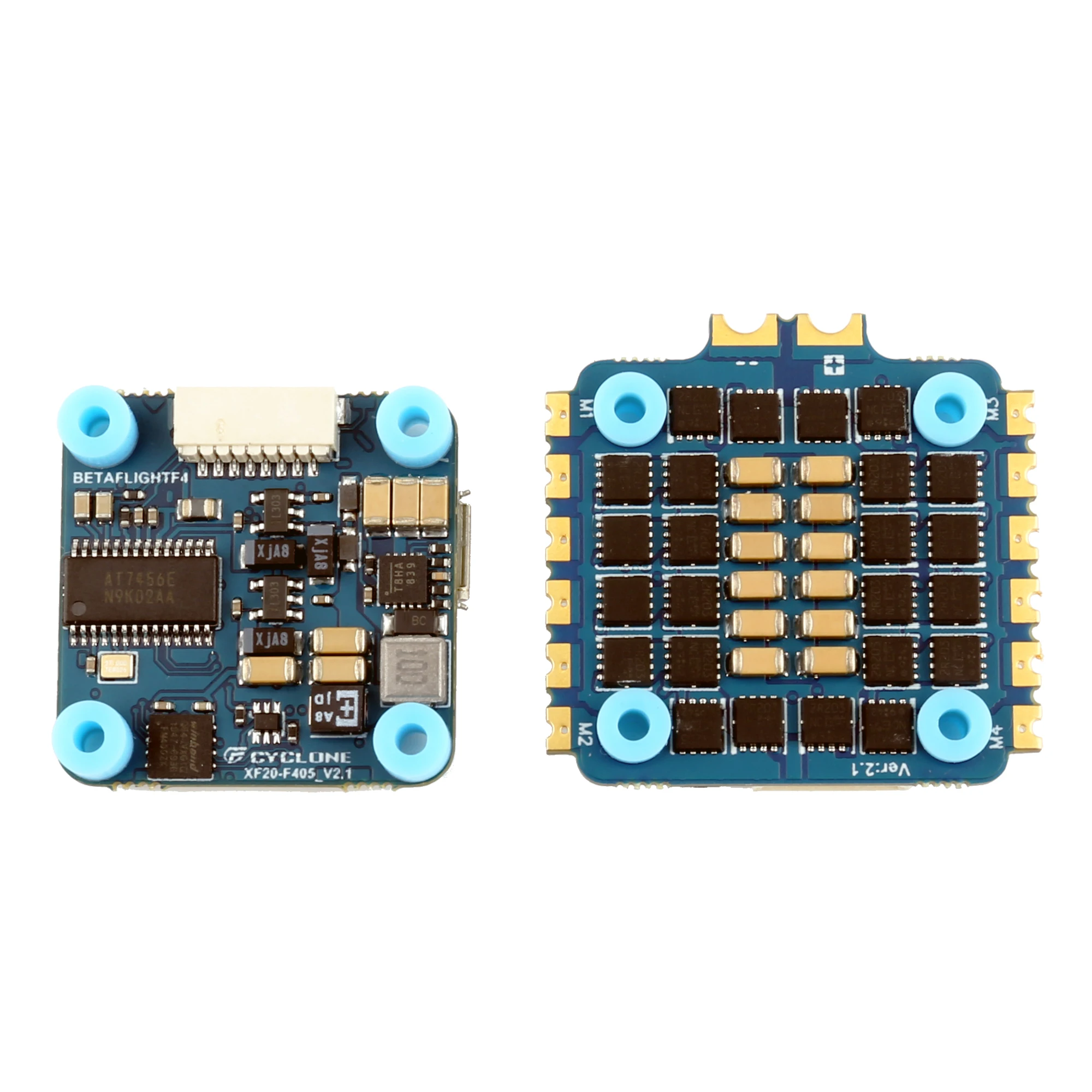 Контроллер полета CYCLONE XF20 F405 F4 OSD с датчиком тока и 35 А BL_S 2 4S 4 в 1 ESC стек для