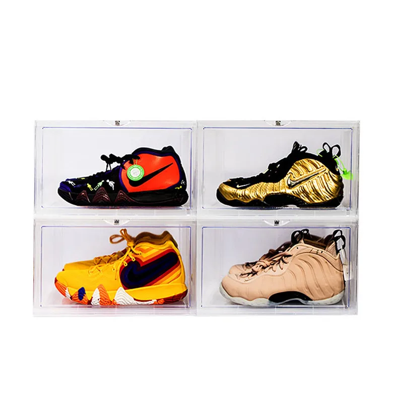 Боковая коробка для кроссовок прозрачный Органайзер HD антиокислительный
