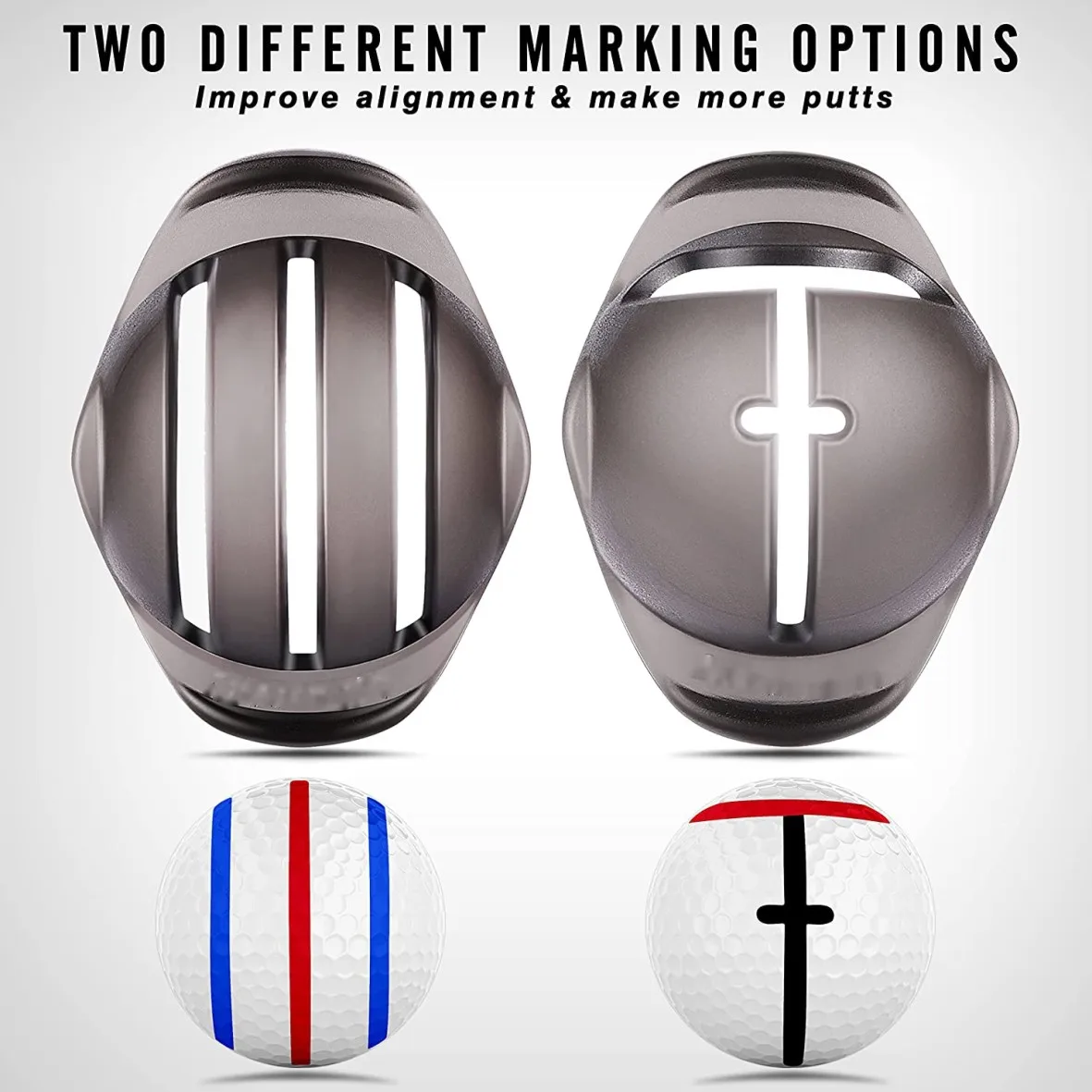 Шариковая линия для игры в гольф шариковый маркер тройной трек инструмент
