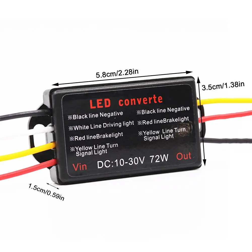 Светодиодный Боковой светильник Многофункциональный Тормозной контроллер