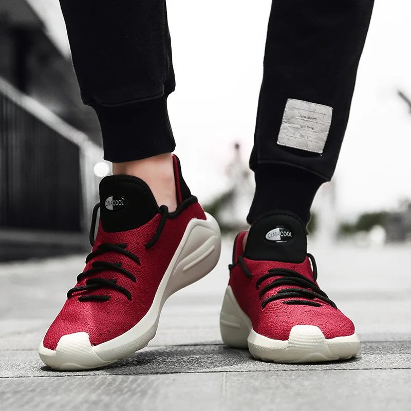 Мужские кроссовки дышащие из искусственной кожи Летние кожаные Повседневные