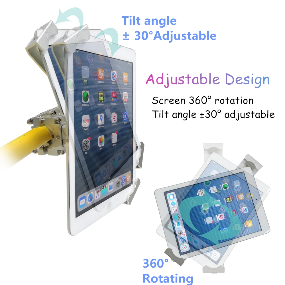 Противоугонная Подставка для планшета велосипеда и мотоцикла заблокированный