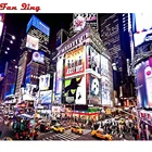 Алмазная 5D картина сделай сам с изображением Нью-Йорка
