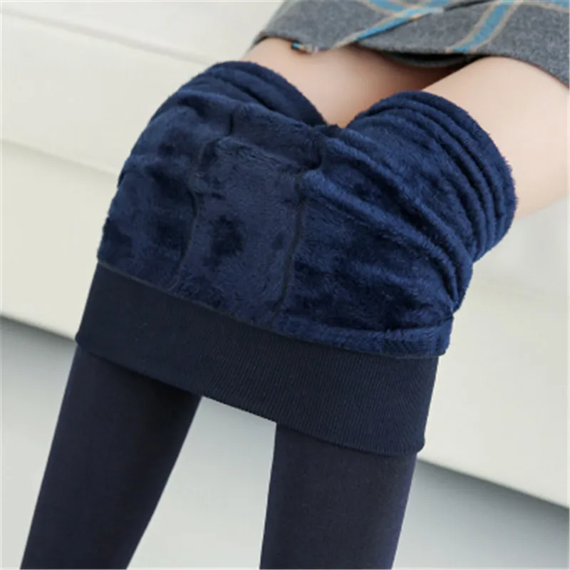 

HEALMEYOU 1PC Hot New Fashion Women's Autumn And Winter High Elasticity And Good Quality Thick Velvet Pants Warm Leggings