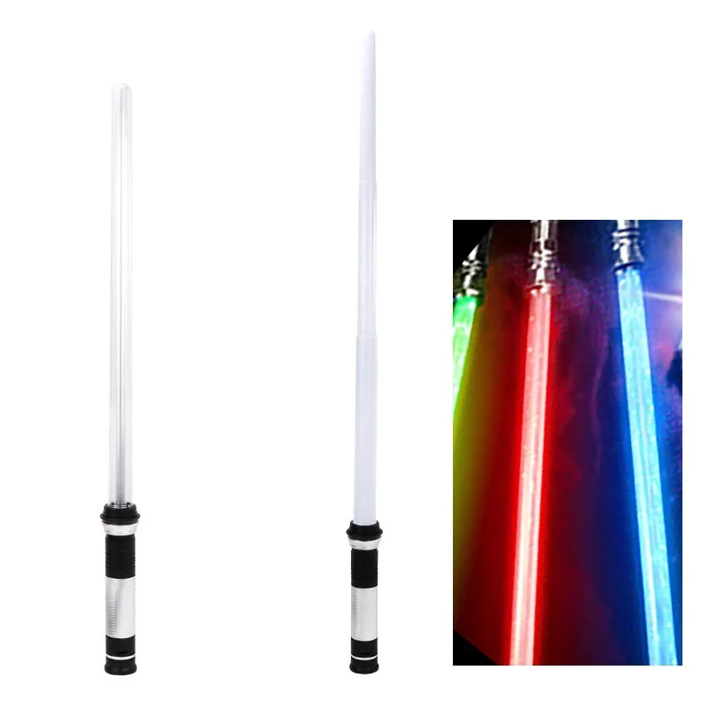 

Lightsaber Induction Color Changing Retractable Laser Combo LED Glow Stick Flashing Sword Light Saber Light Stick