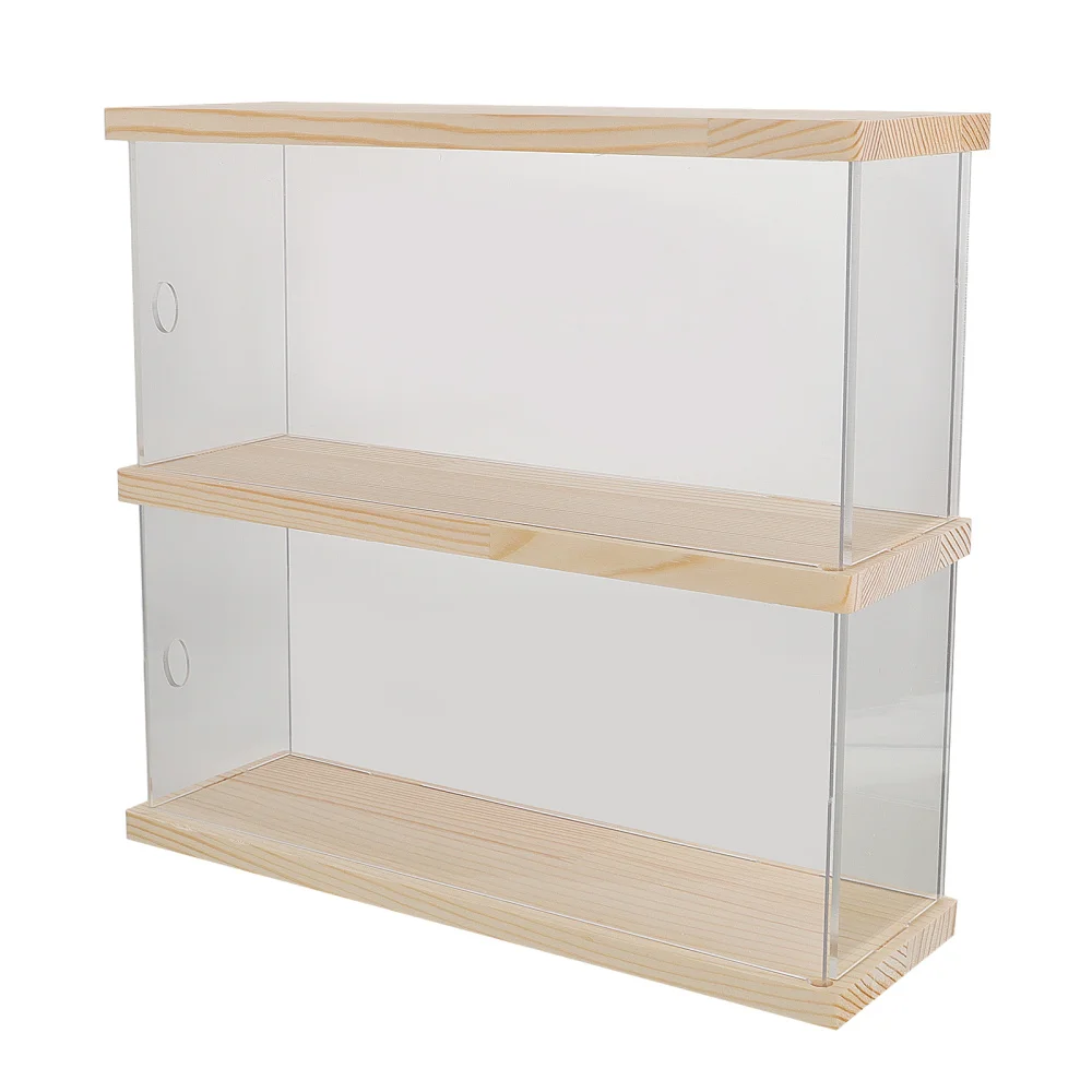 

1pc Acrylic Doll Display Rack Handicrafts Storage Shelf Acrylic Model Rack