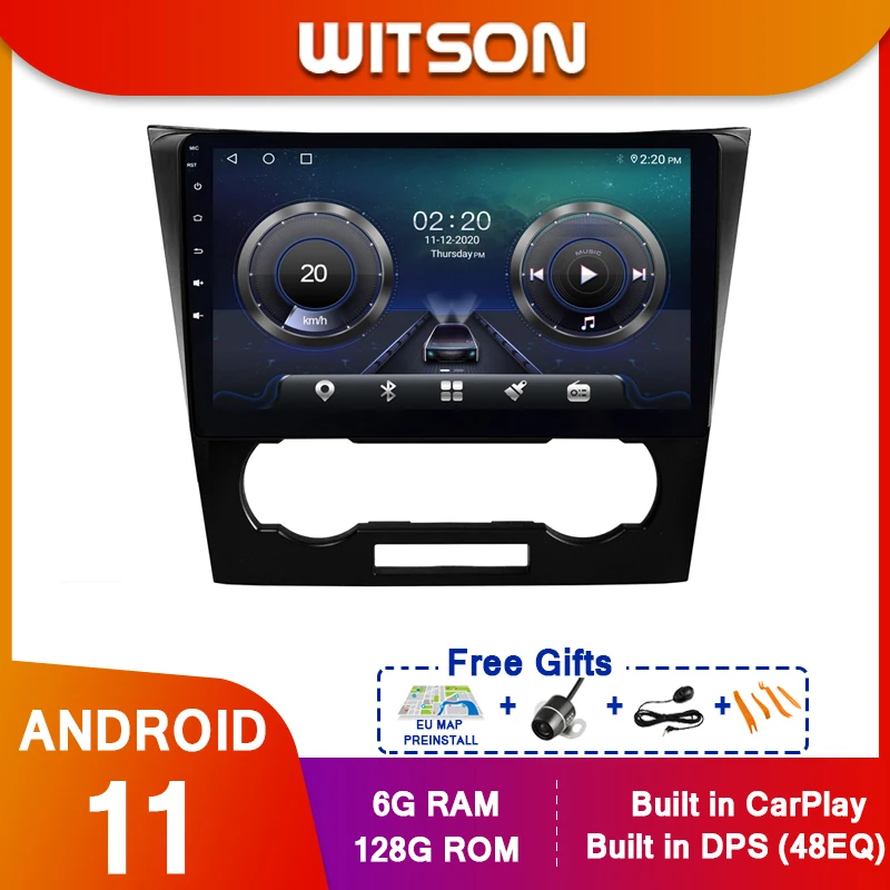 WITSON 9 &quotFULL HD сенсорный экран Android 11 Восьмиядерный Автомобильный GPS мультимедийный