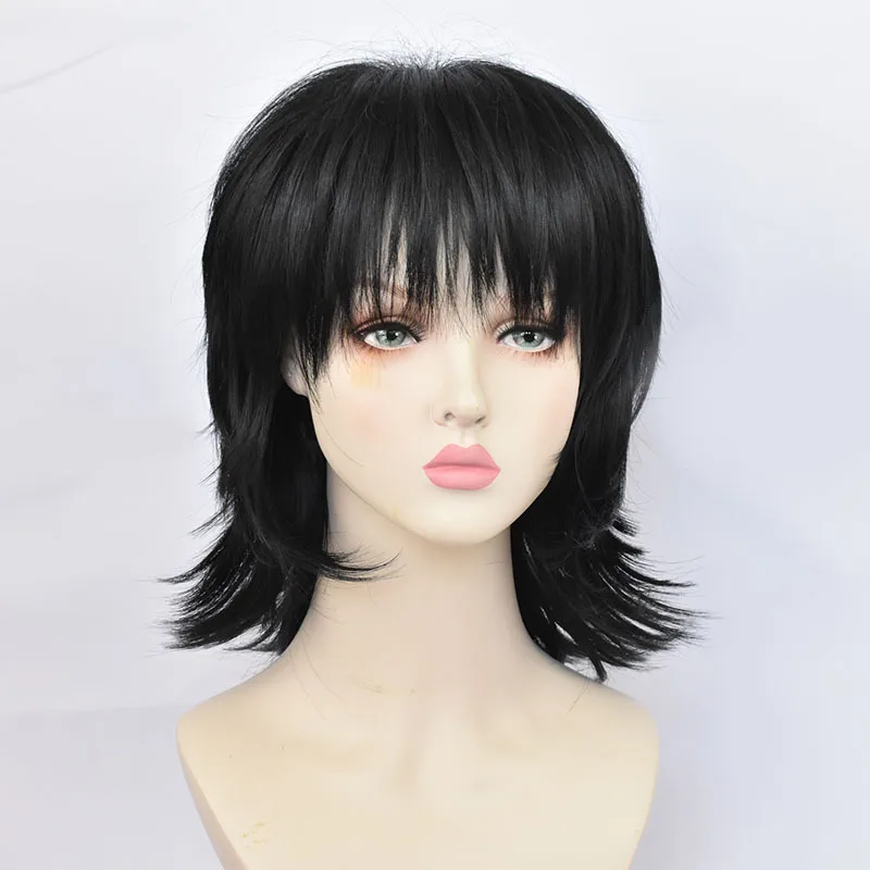 

Anime Demon Slayer Cos Wig Tomioka Giyuu Cosplay Black Short Curly Hair Halloween Cos Accesory Unisex Headgear Kimetsu No Yaiba