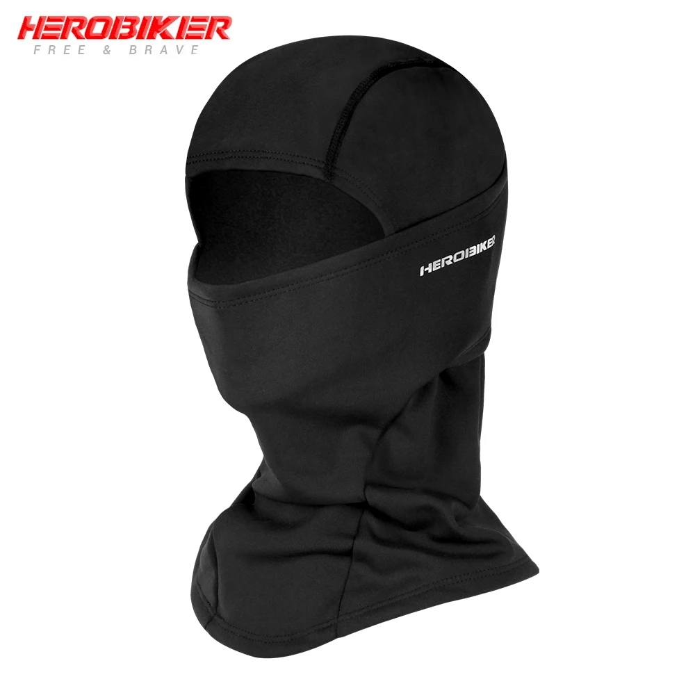 HEROBIKER Балаклава мотоциклетная маска для лица из флиса в байкерском стиле Термальность для лица с защитой от ветра для мальчиков и девочек штормовки-осень-зима мотоциклетная маска