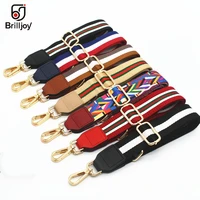 3 8cm wide striped bag straps diy bag accessories parts replacement shoulder belts handbag strap long bands handle gold buckle