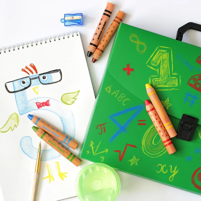 Карандаши цветные Мульти Пульти &quotПриключения Енота&quot 3в1 с эффектом акварели 6