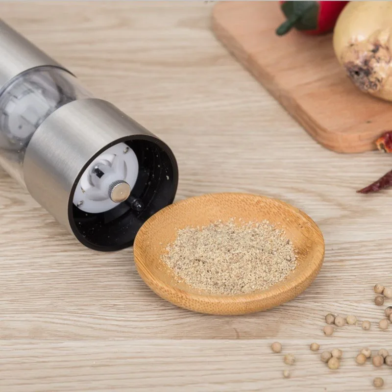 

2Pcs Set Seasoning Grinding Stainless Steel Manual Pepper Grinder Salt and Pepper Mill Grinder Kitchen Spice Grinder Tools