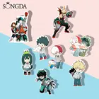 Японское аниме Моя геройская академия, броши на булавке, акриловая брошь для фото, мультфильмов, брошь на лацкан, значок со смолой для одежды, украшение, подарки