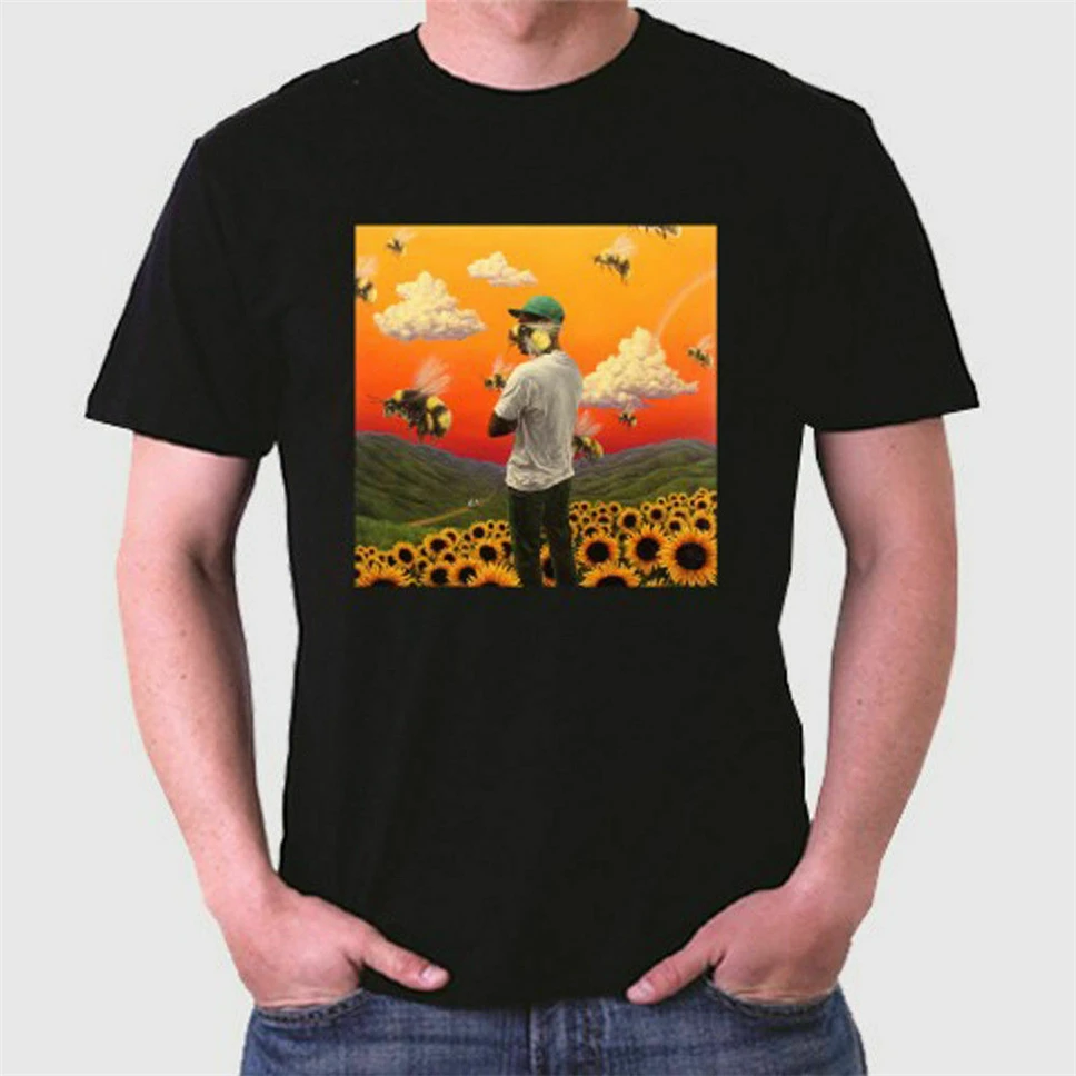 Tyler The Creator/мужская футболка с цветочным принтом для мальчиков Размеры S 3Xl