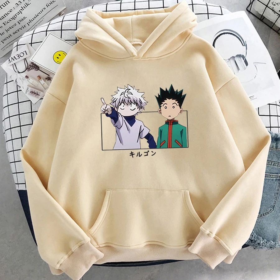 Мужские и женские толстовки с капюшоном Hunter X Killua Gon | Женская одежда
