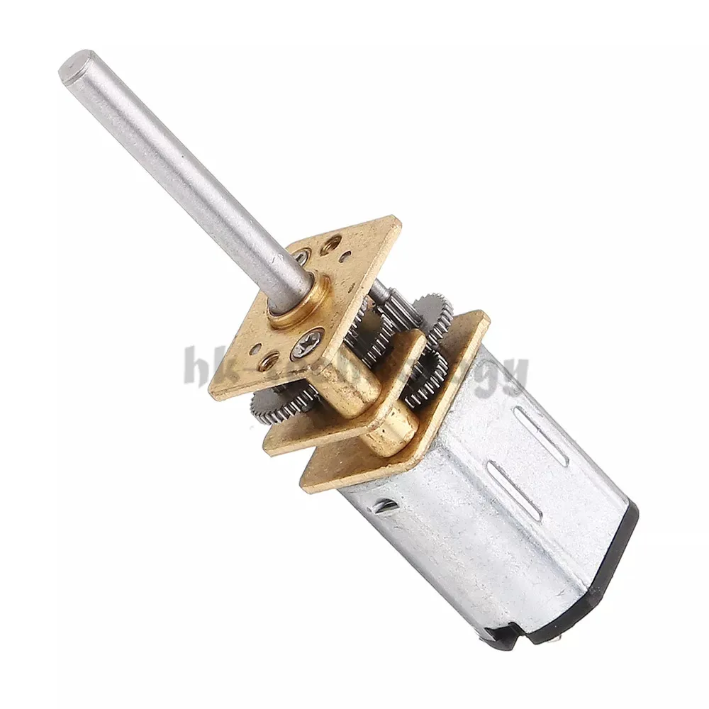 Реверсивный двигатель постоянного тока с длинным валом и диаметром вала 3 мм