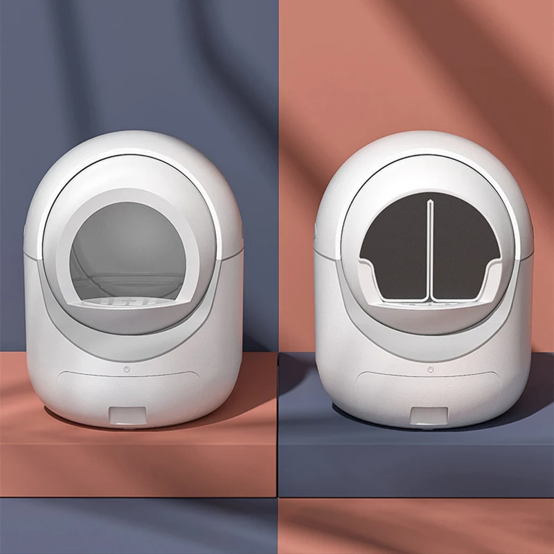 

Cat Self Cleaning Automatic Litter Box Toilet Filler Sandboxes for Cats XL Fully Enclosed Cat Sand Box Arenero Gato Cerrado