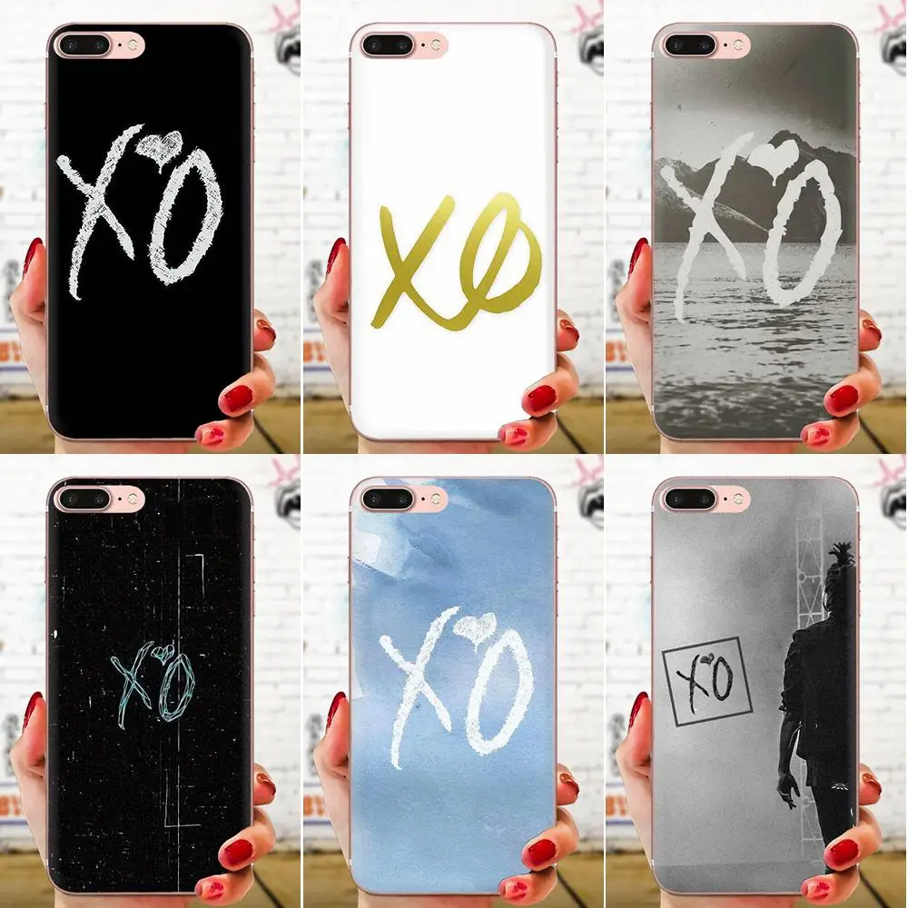 Для Samsung Galaxy A10 A20 A20E A3 A40 A5 A50 A7 J1 J3 J4 J5 J6 J7 2016 2017 2018 защитные чехлы Weeknd Xo|Бамперы| |
