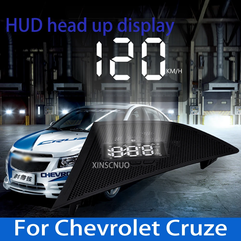 XINSCNUO OBD для Chevrolet Cruze 2014 2018 автомобильный HUD Дисплей проекционный Спидометр