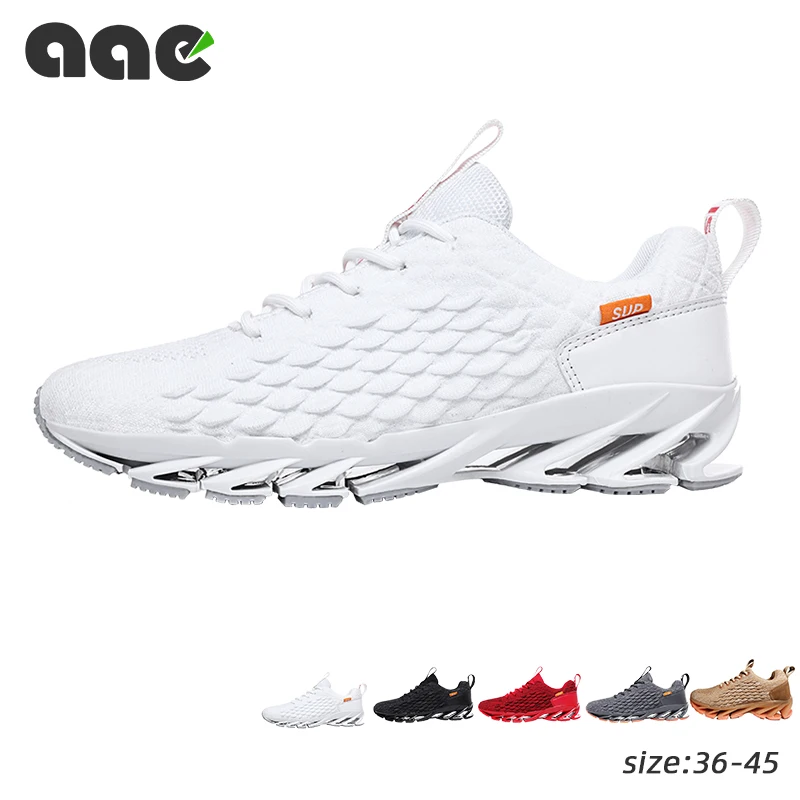 

School Sneakers Mesh Breathable Comfortable Running Shoes Casual Fashion Increased Shock Absorbing Rubber Sole Couple Shoes